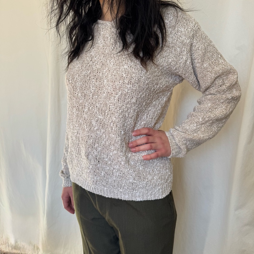 Alps Women's S chunky knit sweater